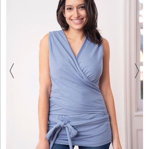 Seraphine wrap tank maternity
